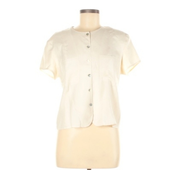 Tops - 100% Vintage Silk Blouse